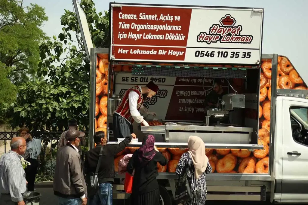 İstanbul hayır lokması döktürme için mobil çözümler