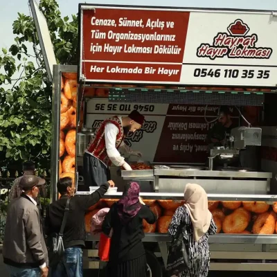 İstanbul hayır lokması döktürme için mobil çözümler